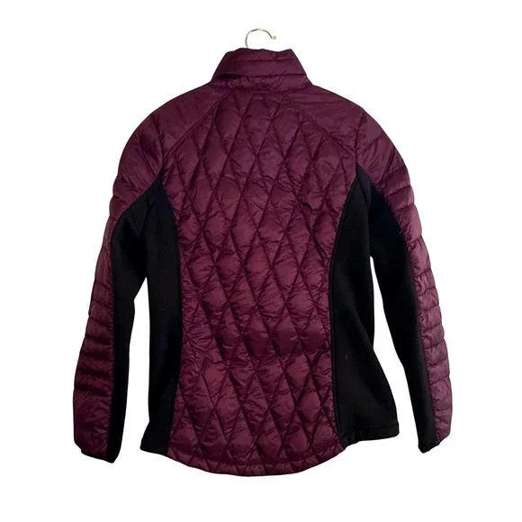 32 DEGREES Heat‎ Quilted Puffer Fleece Lined Jacket Plum Purple XS - Picture 2 of 6